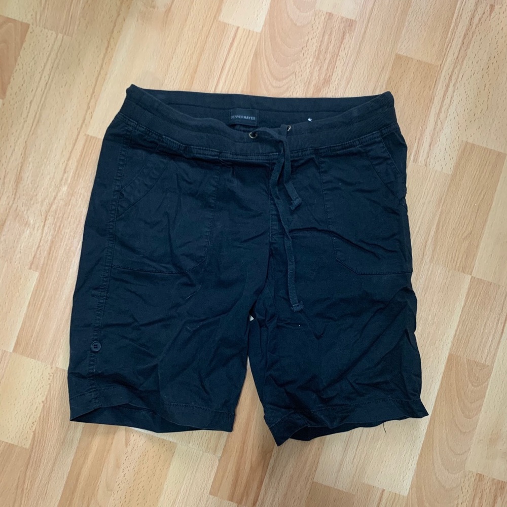 Long navy shorts